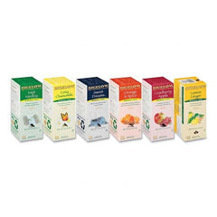 Bigelow - Coffee, Tea & Accessories Breakroom Accessory Type: Tea Bags Breakroom Accessory Description: Assorted Tea Packs, Six Flavors, 28/Box, 168/Carton - Best Tool & Supply