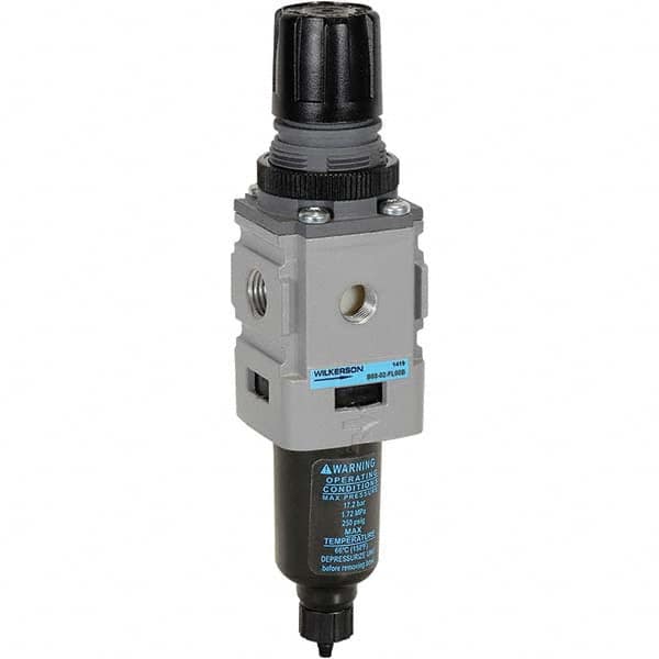 Wilkerson - Filter, Regulator & Lubricator (FRL) Units Configuration: 1 Pc. Filter/Regulator Body Type: Miniature - Best Tool & Supply