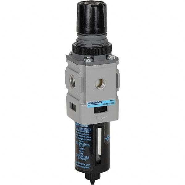 Wilkerson - Filter, Regulator & Lubricator (FRL) Units Configuration: 1 Pc. Filter/Regulator Body Type: Miniature - Best Tool & Supply