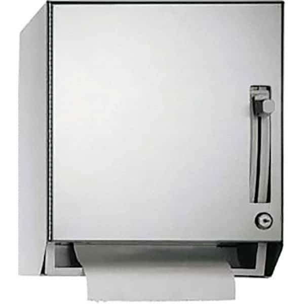 ASI-American Specialties, Inc. - Manual, Stainless Steel Paper Towel Dispenser - 1 Roll with Stub or 1 Roll 8" or 1 Roll 9", Silver - Best Tool & Supply