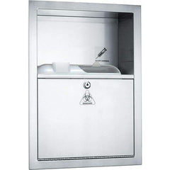 ASI-American Specialties, Inc. - Sharps Container Cabinets : Recessed Color: Silver - Best Tool & Supply