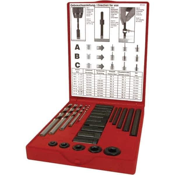 Rothenberger - Bolt Extractor Sets Tool Type: Plumbing Thread-Extractor Size Range (Inch): 1/8 - 5/16 - Best Tool & Supply