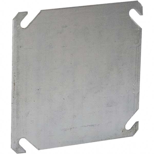 Hubbell-Raco - Steel Electrical Box Flat Cover - Best Tool & Supply