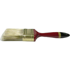 Weiler - 4" Flat Nylon/Polyester Varnish Brush - 3" Bristle Length, 8" Poly Foam Handle - Best Tool & Supply