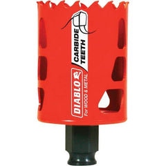 Freud - 2" Diam, 2-3/8" Cutting Depth, Hole Saw - Carbide-Tipped Saw, Toothed Edge - Best Tool & Supply