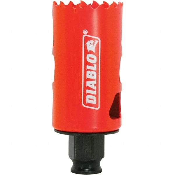 Freud - 1-1/2" Diam, 2-3/8" Cutting Depth, Hole Saw - Bi-Metal Saw, Toothed Edge - Best Tool & Supply