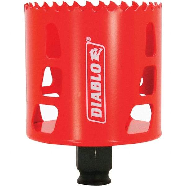 Freud - 2-11/16" Diam, 2-3/8" Cutting Depth, Hole Saw - Bi-Metal Saw, Toothed Edge - Best Tool & Supply