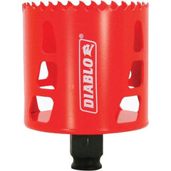 Freud - 2-11/16" Diam, 2-3/8" Cutting Depth, Hole Saw - Bi-Metal Saw, Toothed Edge - Best Tool & Supply