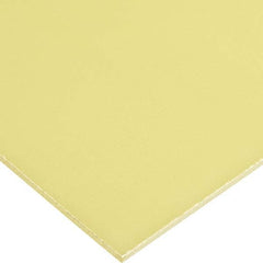 USA Sealing - 2' x 2" x 1" Yellow Garolite Rectangular Bar - Best Tool & Supply