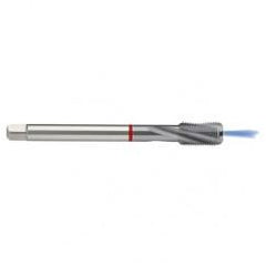 M6x1.0 6HX 3-Flute PM Cobalt Red Ring Semi-Bottoming 15 degree Spiral Flute Tap-TiCN - Best Tool & Supply