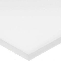 USA Sealing - 4' x 2-1/2" x 2" White Acetal Rectangular Bar - Best Tool & Supply