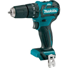 Makita - 12 Volt 3/8" Keyless Chuck Cordless Hammer Drill - 0 to 22,500 BPM, 0 to 1,500 RPM, Reversible - Best Tool & Supply