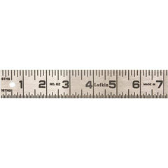 Lufkin - Steel Rules Length (Inch): 24 Graduation Style: Inch - Best Tool & Supply