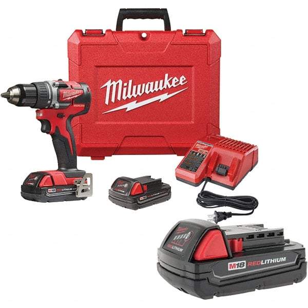 Milwaukee Tool - Cordless Drills Battery Voltage: 18 Battery Chemistry: Lithium-Ion - Best Tool & Supply