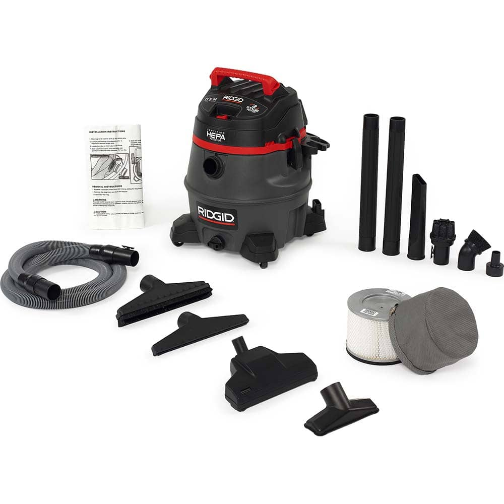 Ridgid - Wet/Dry Vacs Power Type: Electric Type: Wet/Dry Vacuum - Best Tool & Supply