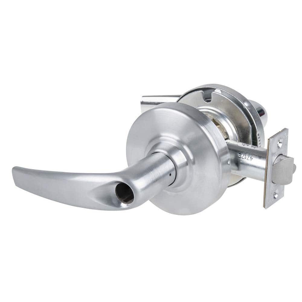 Lever Locksets; Door Thickness: 1 3/8 - 1 3/4; Key Type: Conventional; Back Set: 2-3/4; For Use With: Commerical installation; Finish/Coating: Satin Chrome; Material: Brass; Material: Brass; Door Thickness: 1 3/8 - 1 3/4; Lockset Grade: Grade 2; Cylinder