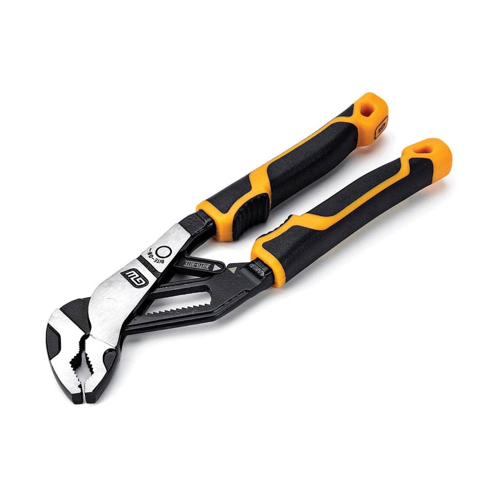 GEARWRENCH - Tongue & Groove Pliers; Type: Tongue & Groove ; Overall Length Range: 5" and Longer ; Maximum Capacity (Inch): 1.25 ; Jaw Style: V-Jaw ; Overall Length (Inch): 6.9 ; Head Style: V-Jaw - Exact Industrial Supply