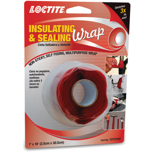 Insulating and Sealing Wrap 1″ × 10 feet Red - Best Tool & Supply