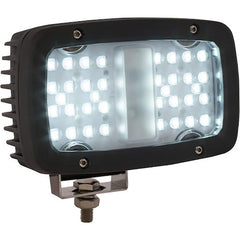 Auxiliary Lights; Light Type: Flood Beam Light; Amperage Rating: 7.3000; Light Technology: LED; Color: Clear; Wattage: 88.000; Material: Aluminum; Voltage: 12-24 VDC; Overall Width: 7; Minimum Order Quantity: Aluminum; Color: Clear; Amperage: 7.3000; Mate