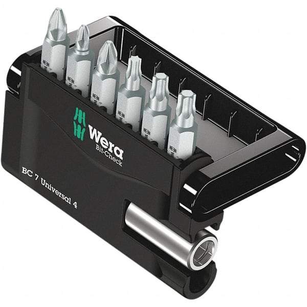 Wera - Screwdriver Bit Sets Type: Insert Bit Set Drive Size: 1/4 (Inch) - Best Tool & Supply