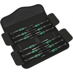 Wera - Screwdriver Sets Screwdriver Types Included: Phillips; Slotted; Microstix; TorxPlus; Torx Number of Pieces: 12 - Best Tool & Supply