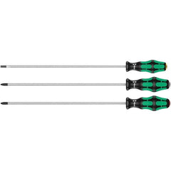 Wera - Screwdriver Sets Screwdriver Types Included: Pozidriv; Slotted; Phillips Number of Pieces: 3 - Best Tool & Supply