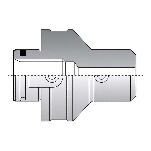 50mm Diam Radial Clamp Cylindrical Shank Adapter Modular Reamer Body 50mm Shank Diam, 60mm Body Length, Right Hand Cut