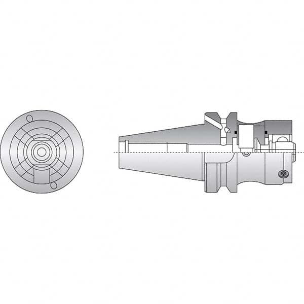 Allied Machine and Engineering - 50mm Diam Radial Clamp BT50 Shank Modular Reamer Body - Best Tool & Supply