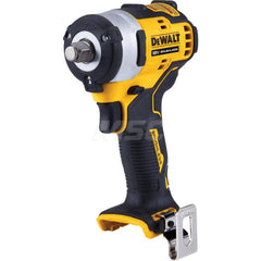 DeWALT - Cordless Impact Wrenches & Ratchets; Voltage: 12.00 ; Drive Size (Inch): 1/2 ; Battery Chemistry: Lithium-Ion ; Handle Type: Pistol Grip ; Torque (Ft/Lb): 250 ; Speed (RPM): 2800 - Exact Industrial Supply