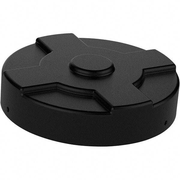 Vestil - 55 Gal, Polyethylene Drum Cover - 24-3/4" Diam, Rigid Smooth Liner - Best Tool & Supply