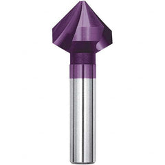 Magafor - 20.5mm Head Diam, 25/64" Shank Diam, 90° Solid Carbide Countersink - Best Tool & Supply