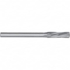 Chucking Reamer: 0.3071″ Dia, 2.8″ OAL, 63/64″ Flute Length, Straight Shank, Solid Carbide RH