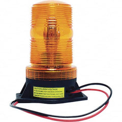 Railhead Corporation - Strobe & Flashing Lights Light Type: Single; Double; Quad; Revolving Lens Color: Amber - Best Tool & Supply