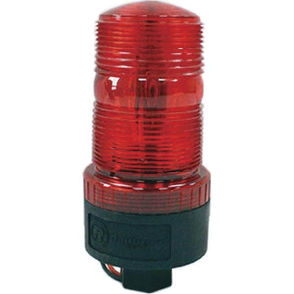 Railhead Corporation - Strobe & Flashing Lights Light Type: Single; Double; Quad; Revolving Lens Color: Red - Best Tool & Supply