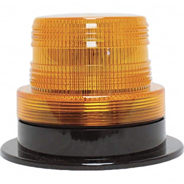 Railhead Corporation - Strobe & Flashing Lights Light Type: Quad High; Double; Quad Low; Triple Flash Lens Color: Amber - Best Tool & Supply