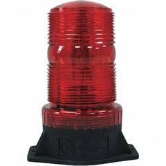 Railhead Corporation - Strobe & Flashing Lights Light Type: Single; Double; Quad; Revolving Lens Color: Red - Best Tool & Supply