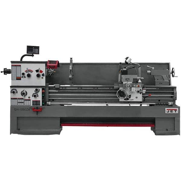 Jet - Bench, Engine & Toolroom Lathes Machine Type: Spindle Bore Spindle Speed Control: Geared Head - Best Tool & Supply