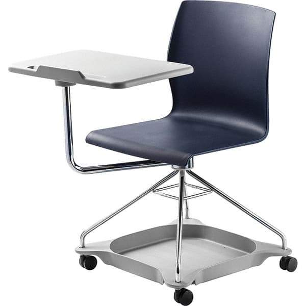 NPS - Swivel & Adjustable Office Chairs   Type: Mobile Tablet Chair    Color: Blue - Best Tool & Supply