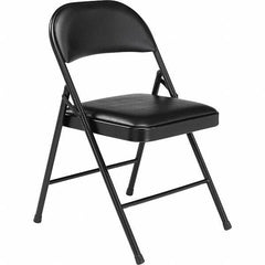 NPS - Folding Chairs Pad Type: Folding Chair w/Vinyl Padded Seat Material: Steel - Best Tool & Supply