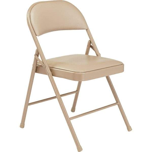 NPS - Folding Chairs Pad Type: Folding Chair w/Vinyl Padded Seat Material: Steel - Best Tool & Supply