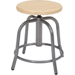 NPS - Swivel & Adjustable Stools Type: Adjustable Height Swivel Stool Base Type: Steel - Best Tool & Supply