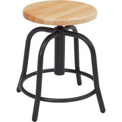 NPS - Swivel & Adjustable Stools Type: Adjustable Height Swivel Stool Base Type: Steel - Best Tool & Supply