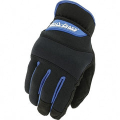 PRO-SAFE - Size M (9) Work Gloves - For General Purpose, Uncoated, Slip-On Cuff, Full Fingered, Black, Paired - Best Tool & Supply