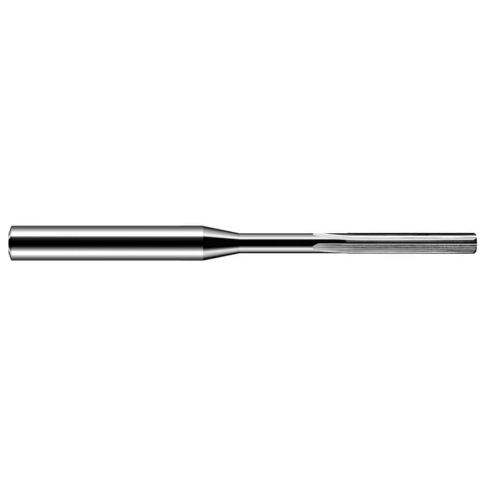 Harvey Tool - 0.158" Diam 4-Flute Straight Shank Straight Flute Solid Carbide Chucking Reamer - Exact Industrial Supply