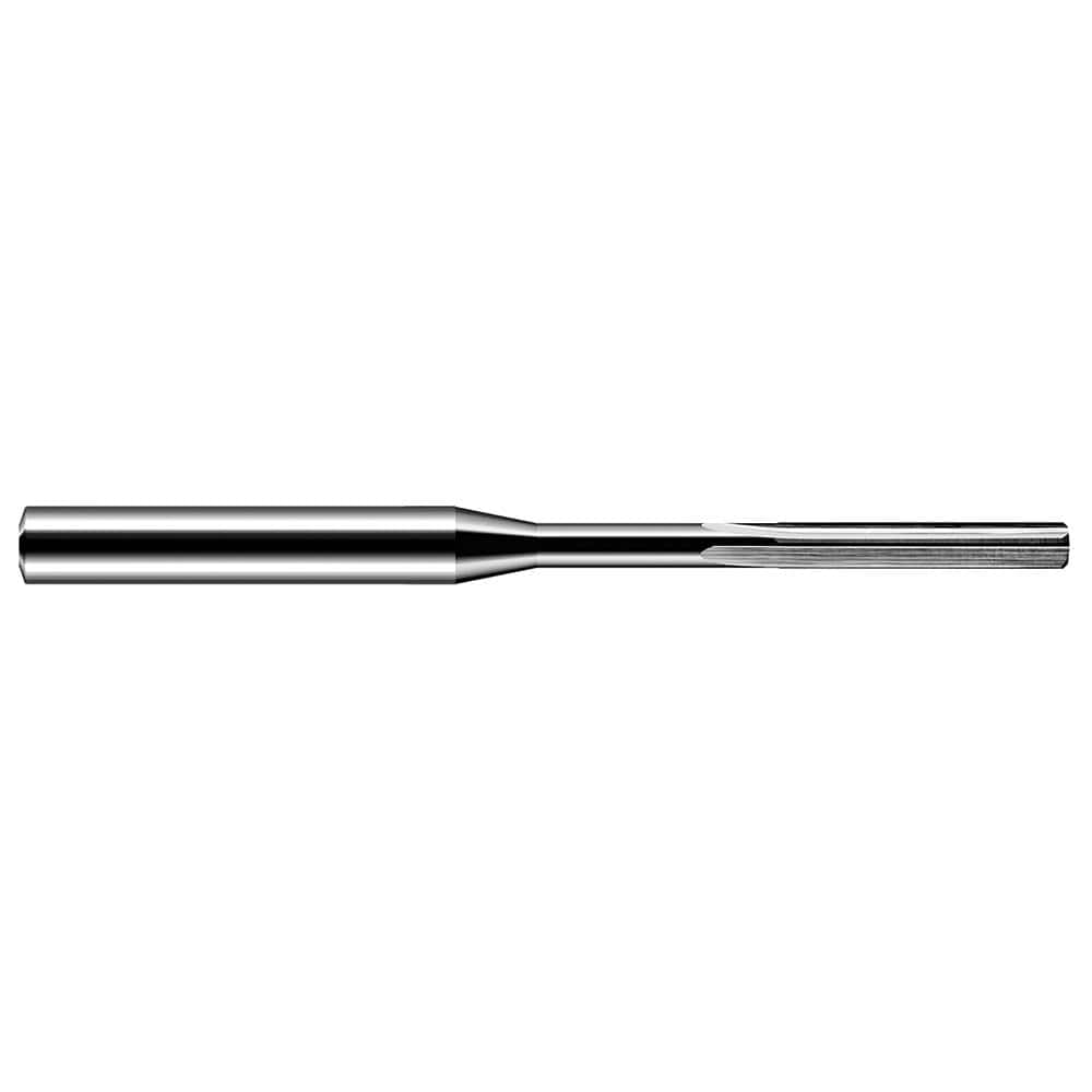 Harvey Tool - #72 4-Flute Straight Shank Straight Flute Solid Carbide Chucking Reamer - Exact Industrial Supply