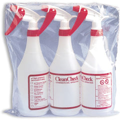 Tolco® CleanCheck® 3 Pack - (32 oz. Trigger Sprayers and Bottles) - Exact Industrial Supply