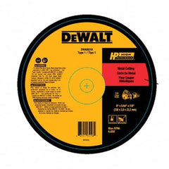 DeWALT - 9 x 5/64, 7/8" Hole Aluminum Oxide Cutoff Wheel - Best Tool & Supply