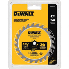 DeWALT - Wet & Dry-Cut Saw Blades Blade Diameter (Inch): 4-1/2 Blade Material: Carbide-Tipped - Best Tool & Supply