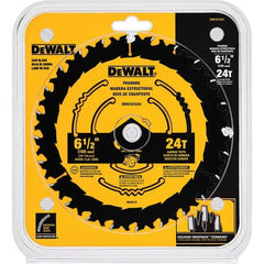 DeWALT - Wet & Dry-Cut Saw Blades Blade Diameter (Inch): 6-1/2 Blade Material: Carbide-Tipped - Best Tool & Supply