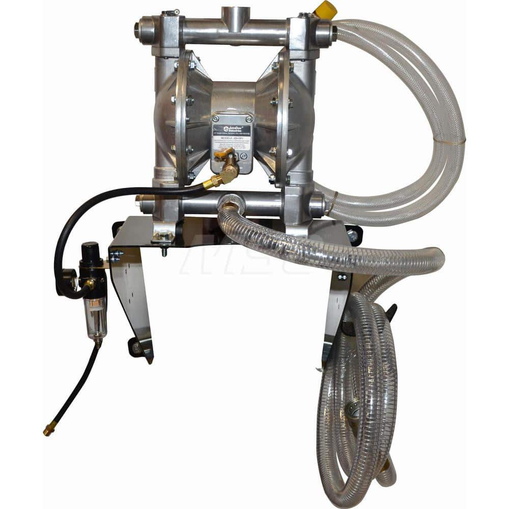 Air Operated Diaphragm Pump: 1″ NPT, Aluminum Housing